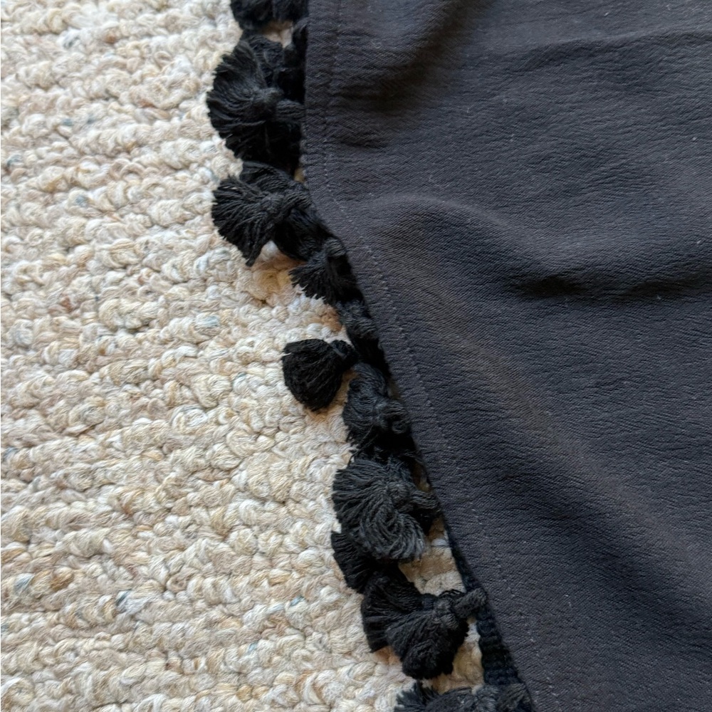 JODIFL Black Dress with Tassel Details Size Small - Picture 10 of 14